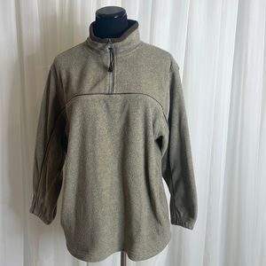 Khaki/Brown ARCHITECT JEAN COMPANY 1/4 Zip Sweater, Boy’s size L